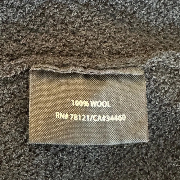 Eileen Fisher Virgin Wool Vneck Faux Wrap Tunic Top - Picture 5 of 6